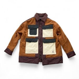 Brown oversized Jordan brand coat